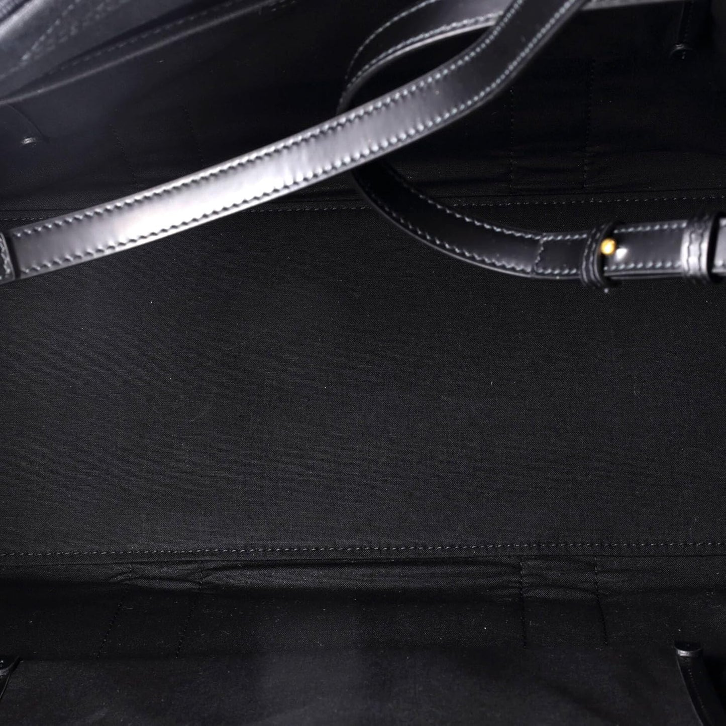 Pre-Loved Hardware Tote Canvas Large, Black