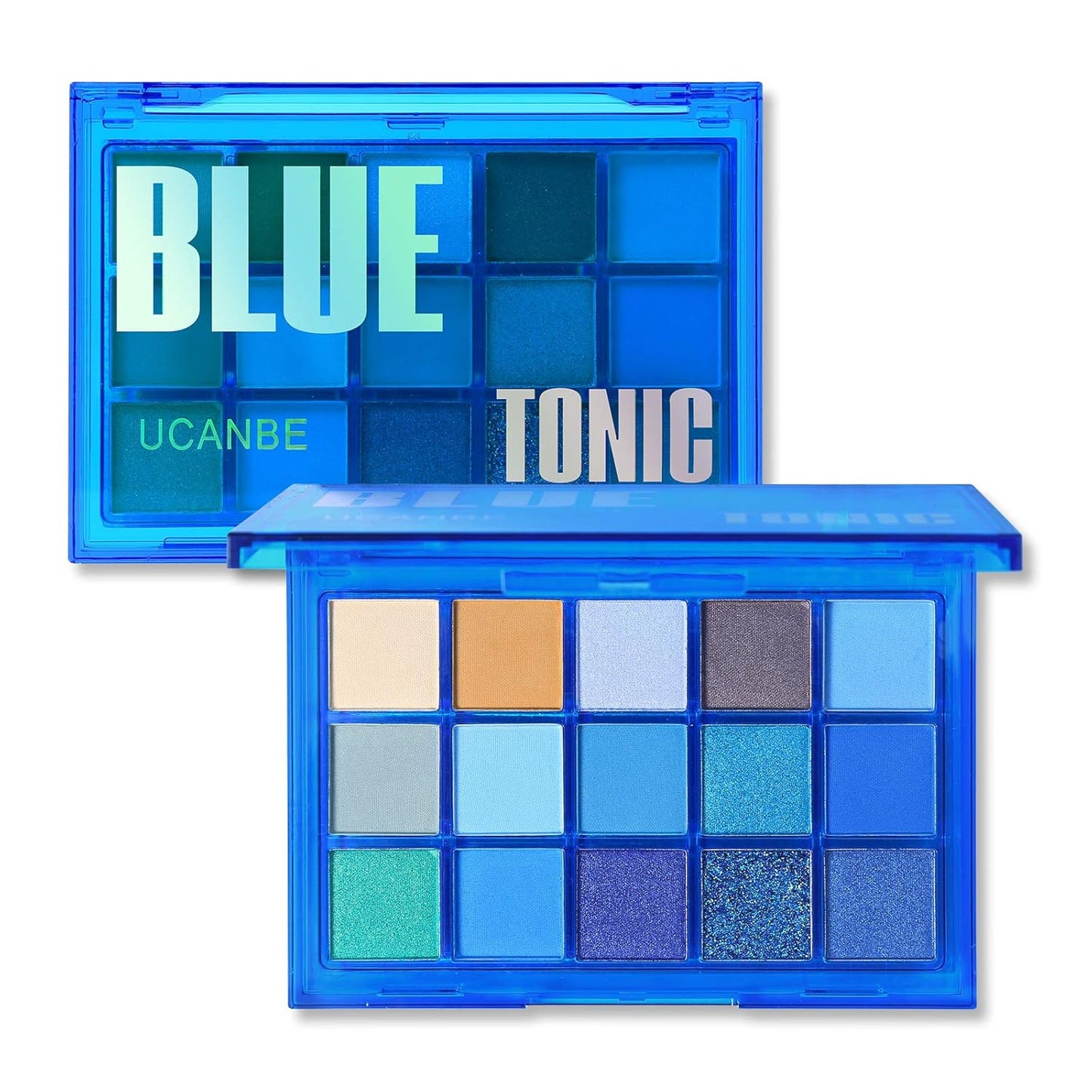 UCANBE Bright Colorful Neon Rainbow Makeup Eyeshadow Palette 15 Shades Green Purple Yellow Make Up Pallets Kit Vibrant Shimmer Matte Pigmented Blendable - Fruit Punch