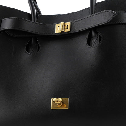Pre-Loved Bel Air Carry All Bag Leather Medium, Black